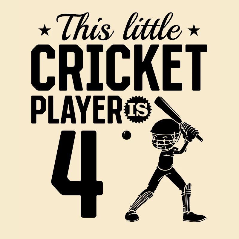 This little Cricket Player is 4 Years Old - 4th Bi