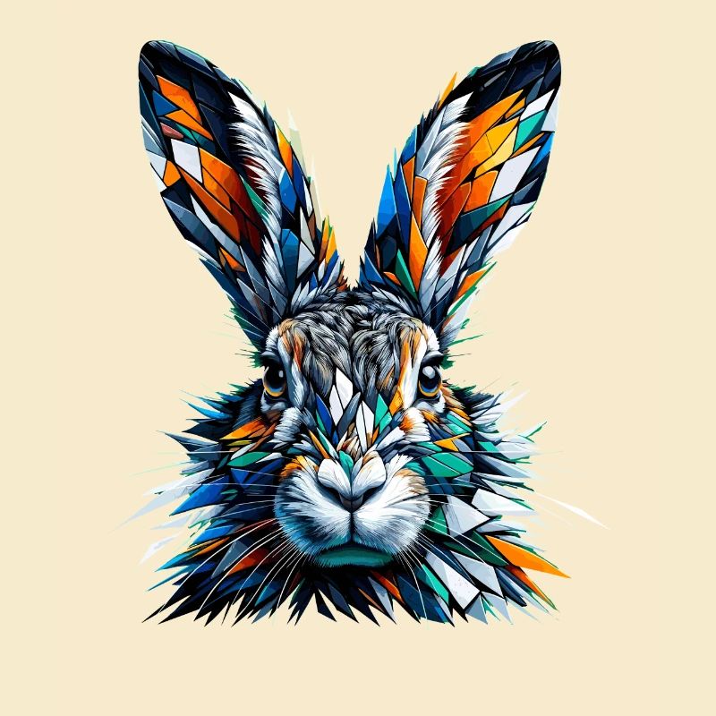 Polygone Art Jackrabbit Jackrabbits