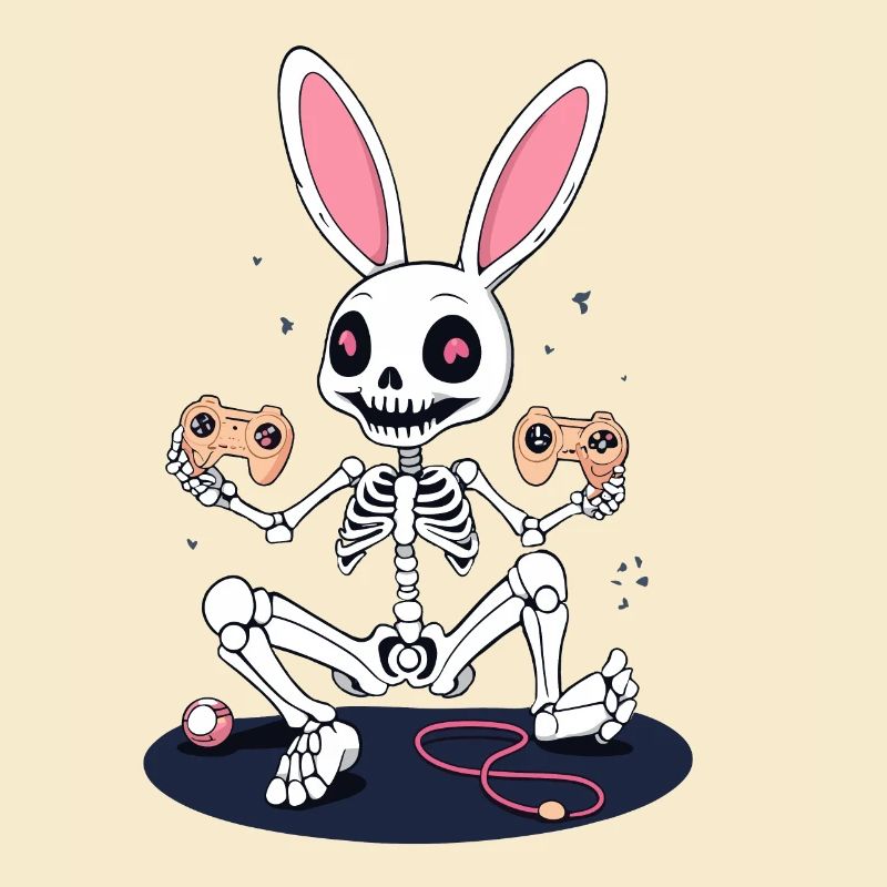 Easter Bunny Gamer Iconic Easter Gaming