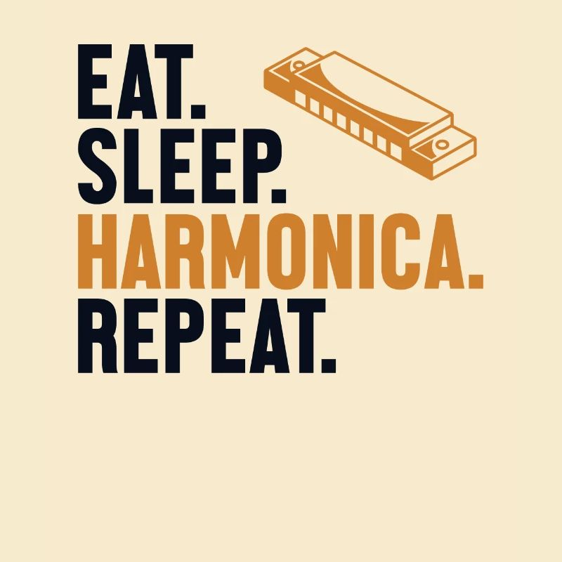 Manger Sommeil Harmonica Répéter Bouche Harmoniste Harmoniste
