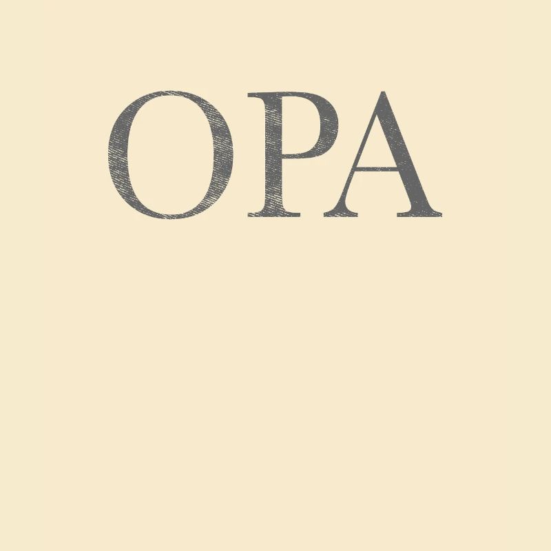 Opa Schriftzug