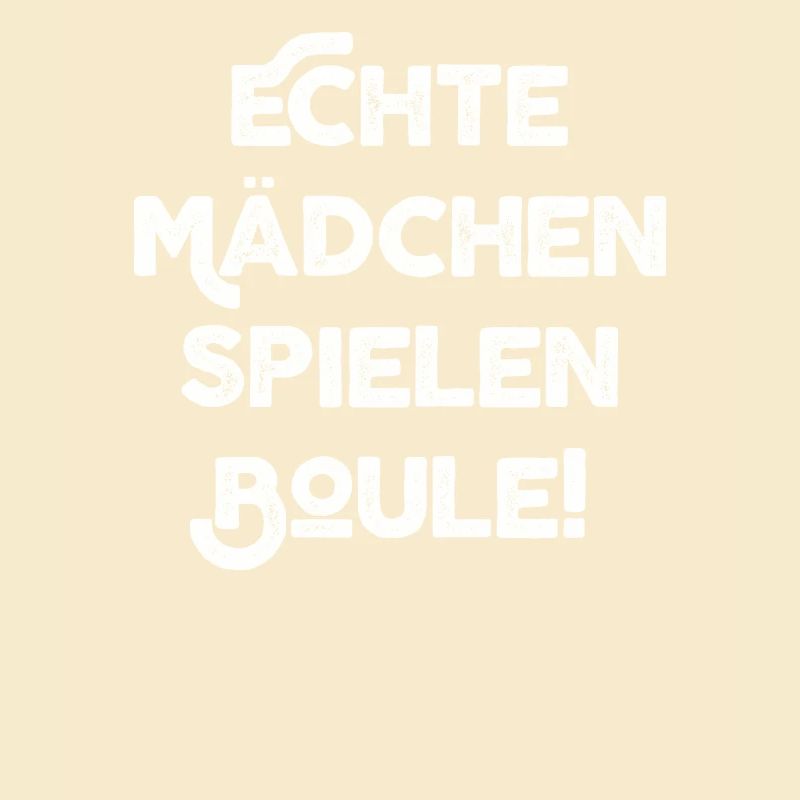 Echte Mädchen spielen Boule Bouler Boccia Spiel