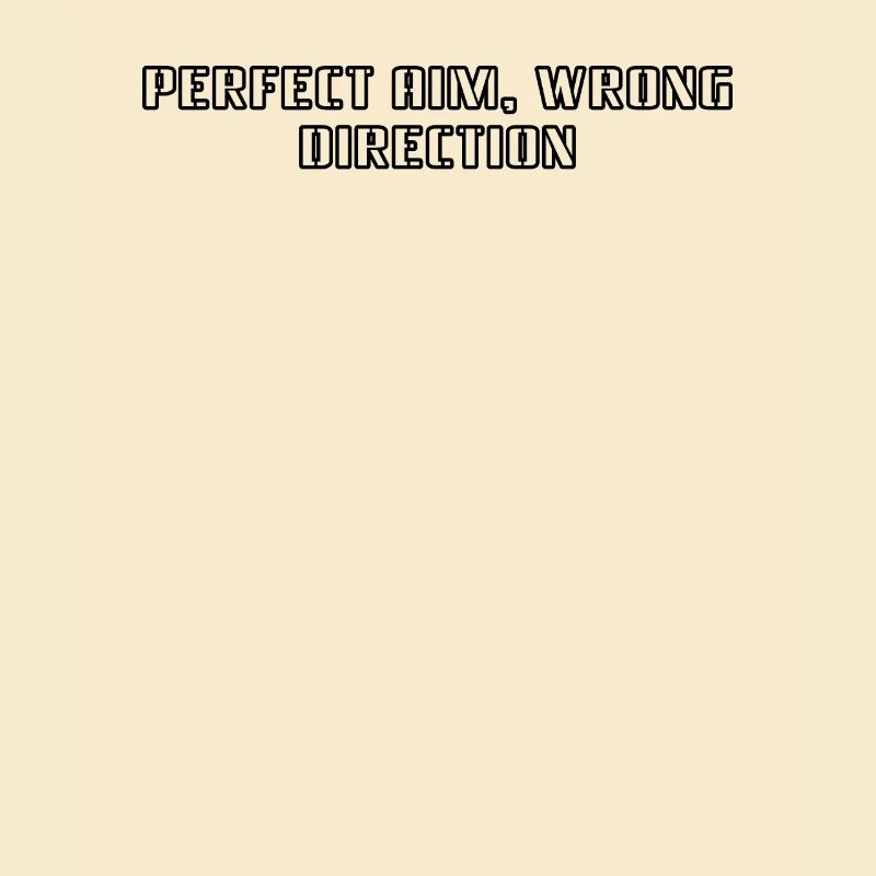 Bowling - Perfect aim, wrong direction