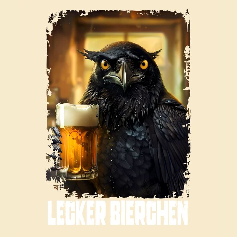 Lecker Bierchen Krähe