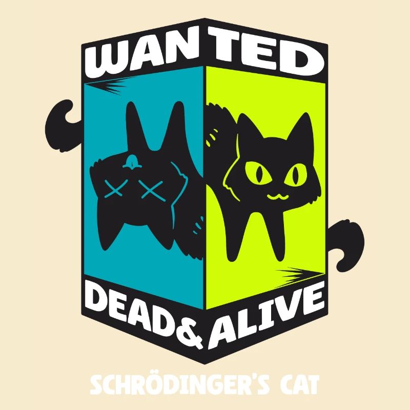 Physik Quanten Nerd Dead Alive Schrödingers Katze