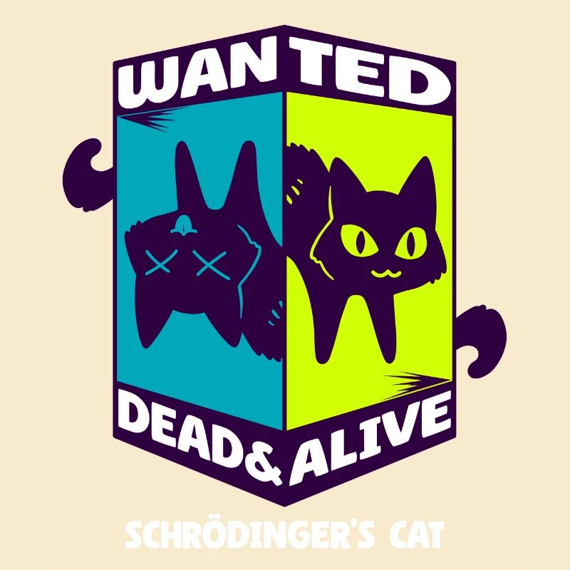 Physik Quanten Nerd Dead Alive Schrödingers Katze
