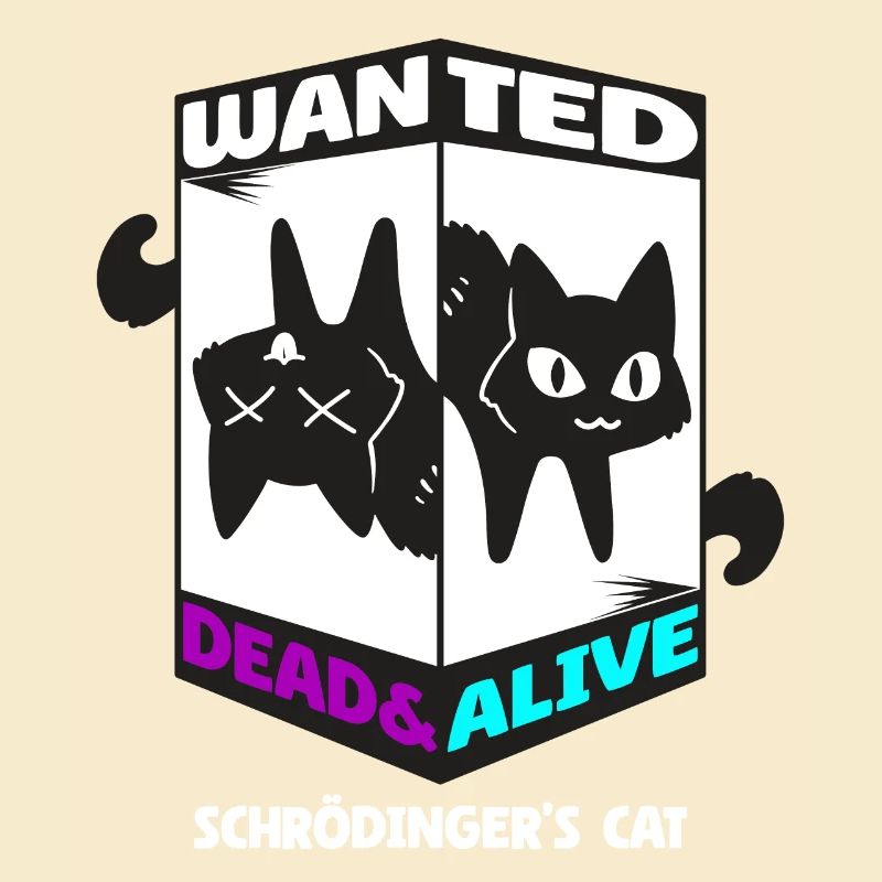 Physik Quanten Nerd Dead Alive Schrödingers Katze