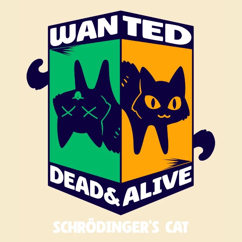 Physique Quantum Nerd Dead Alive Le chat de Schrödinger