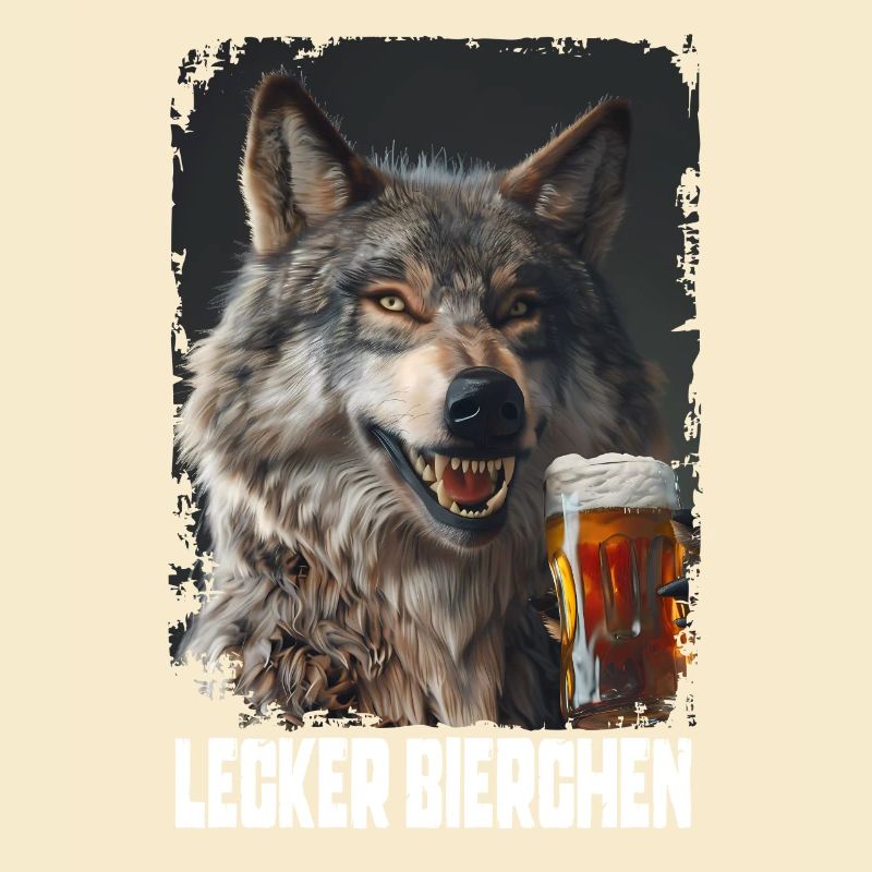 Lecker Bierchen Wolf