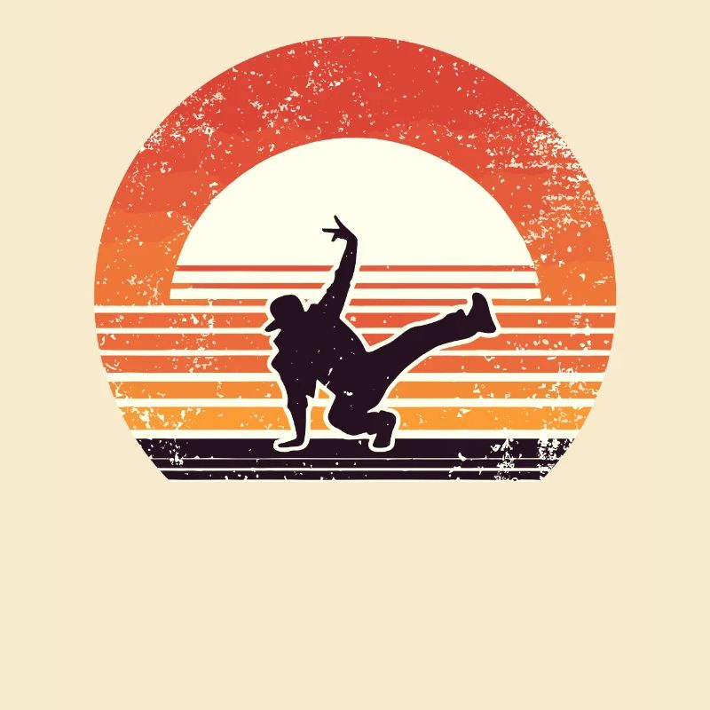 Rétro coucher de soleil danse danse danseuse