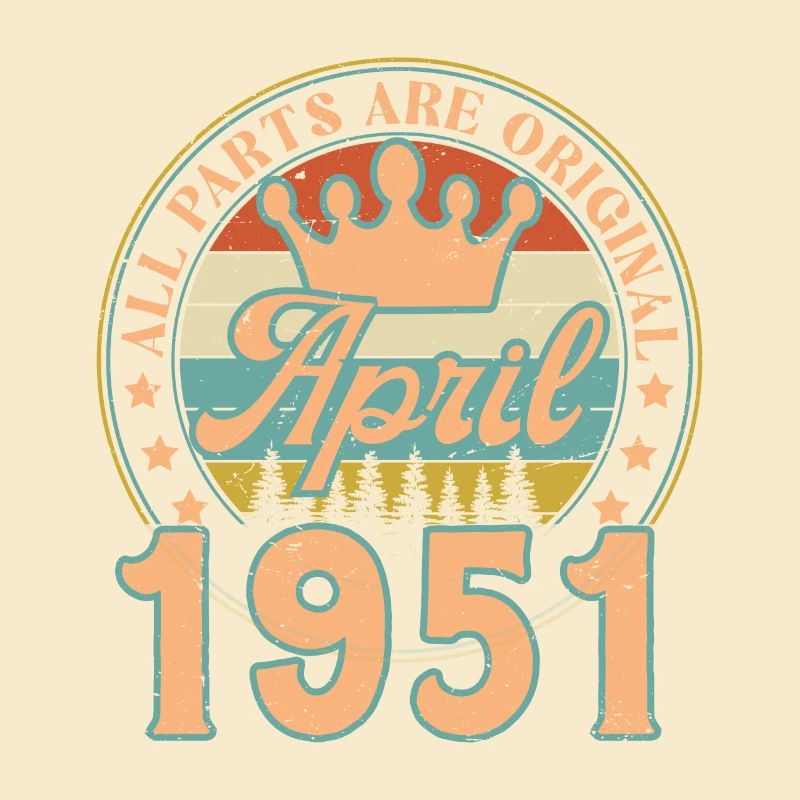 April 1951. April 1951 Geburtstagsgeschenk April