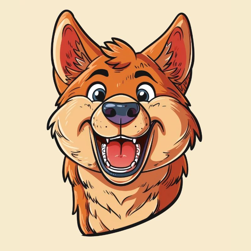 Finnish Spitz | Finnish Spitz | Cartoon Artwork