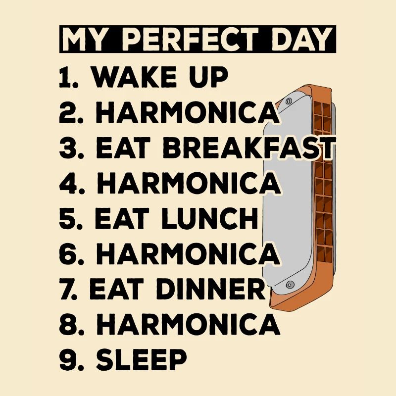 My Perfect Day Harmonica Player Harmonica