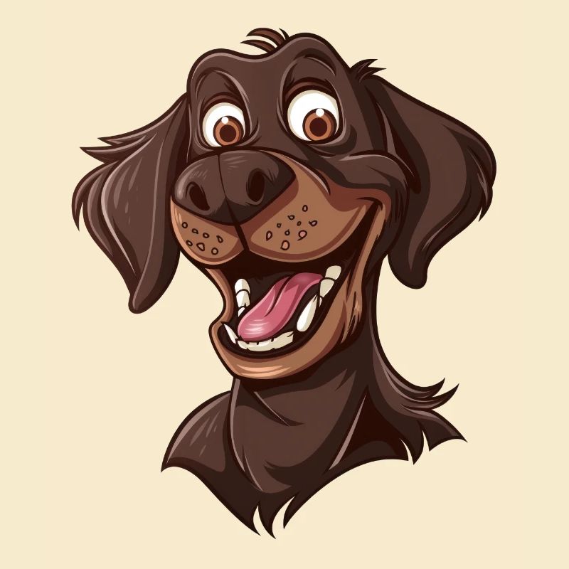Pudelpointer | Cartoon Artwork