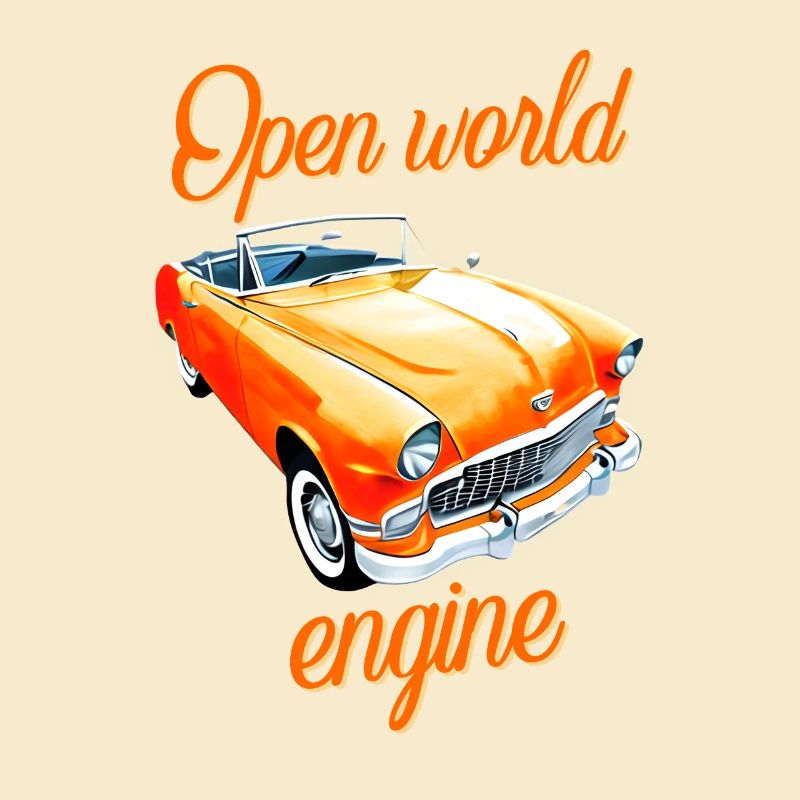 Open world engine Cabriolet Spruch gaming Cabrio