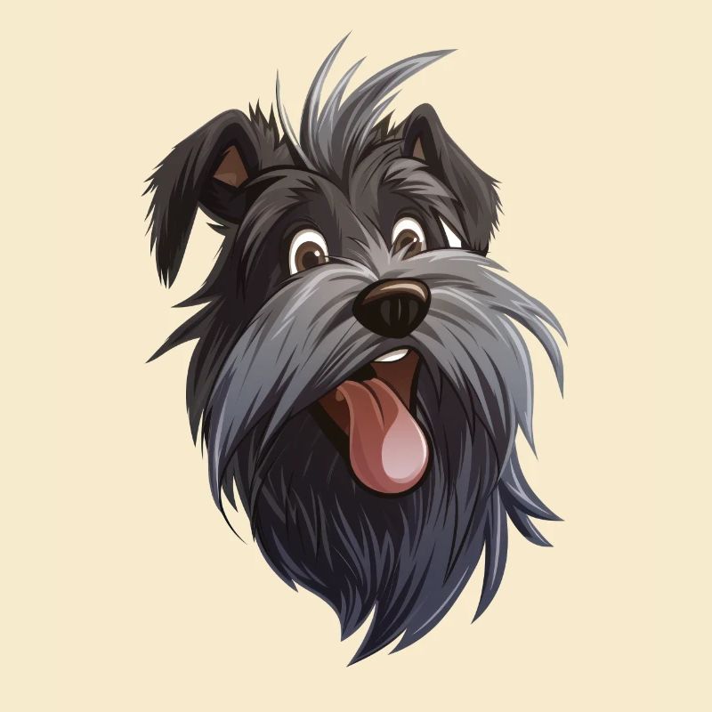 Skye Terrier | Illustration de dessin animé