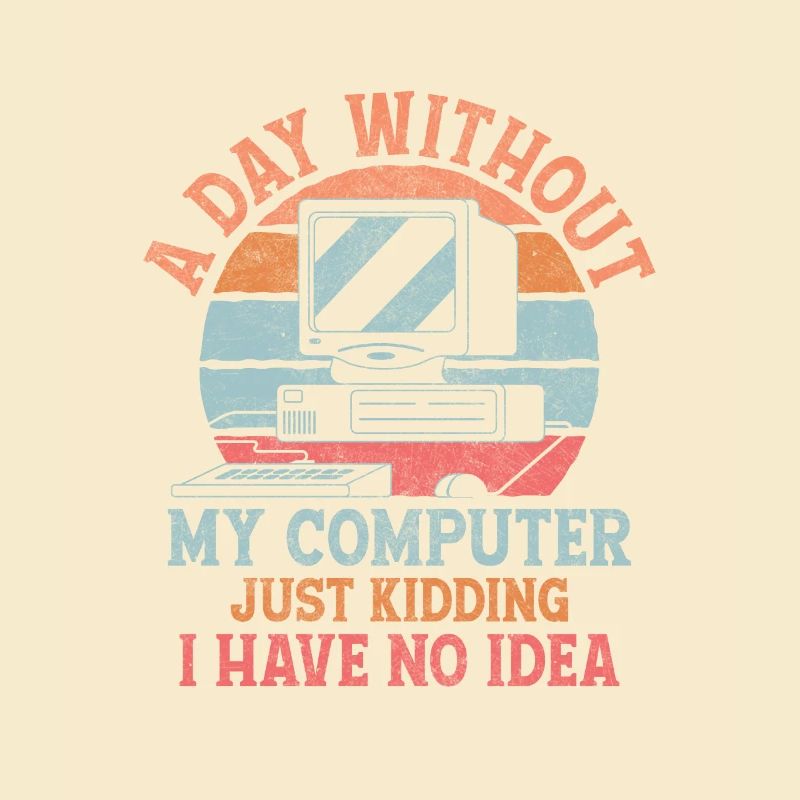 A Day Without My Computer Tech Support Computer