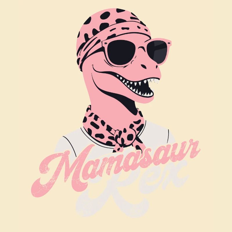 Mamasaur Rex Lustige Dinosaurier Mutter Ikonisch