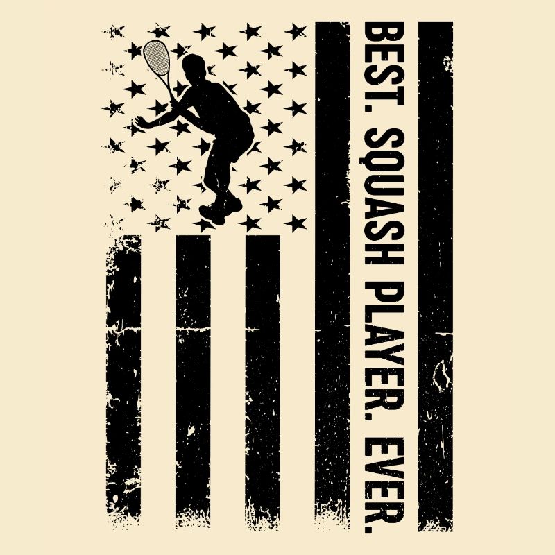 Best Squash Player Ever - Squash US Flag