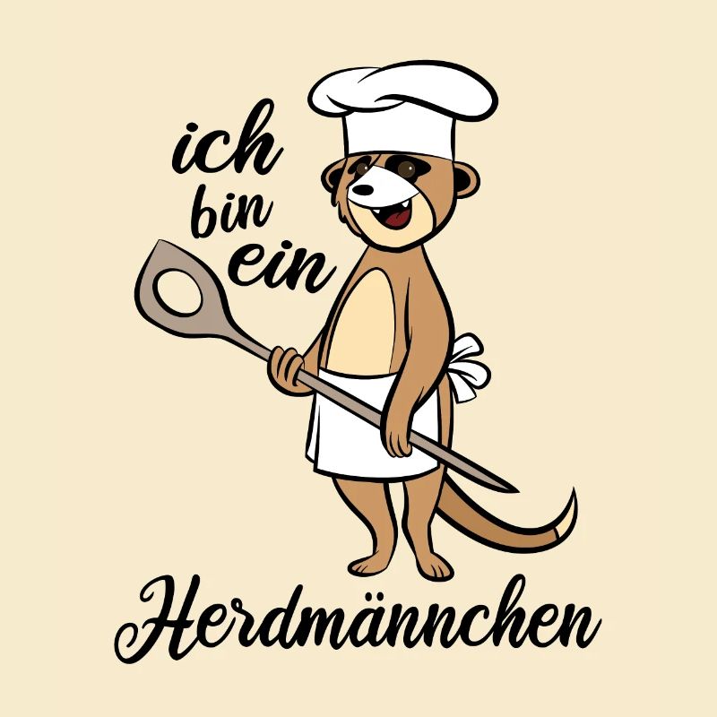 Ich bin ein Herdmännchen - Erdmännchen Kochlöffel