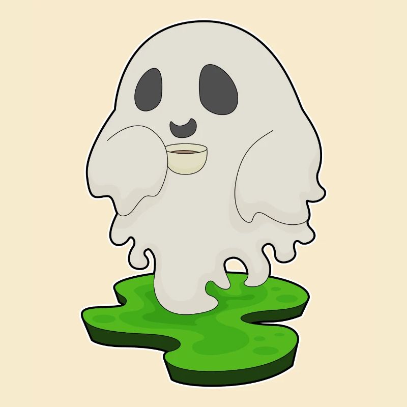 Geist Halloween Kaffee
