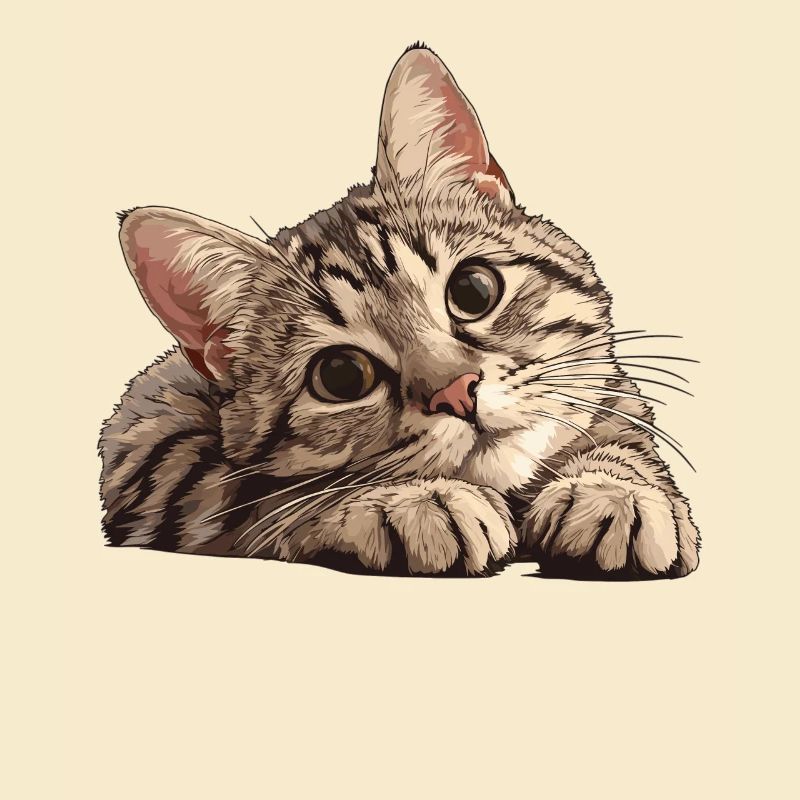 Tabby Kätzchen Tabby Katze