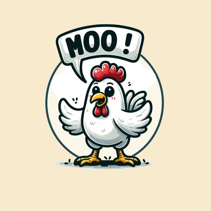 Das Huhn macht Muh