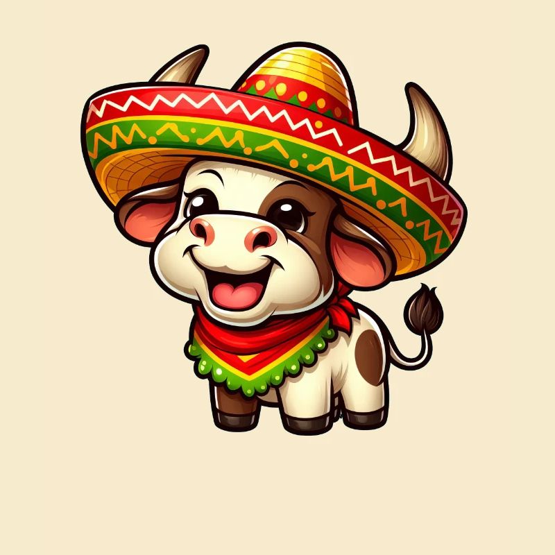 Cinco de Mayo Stier Kuh Mexiko Feier