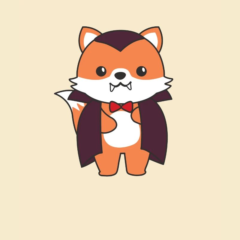 Fox Happy Halloween Cute Vampire Costume