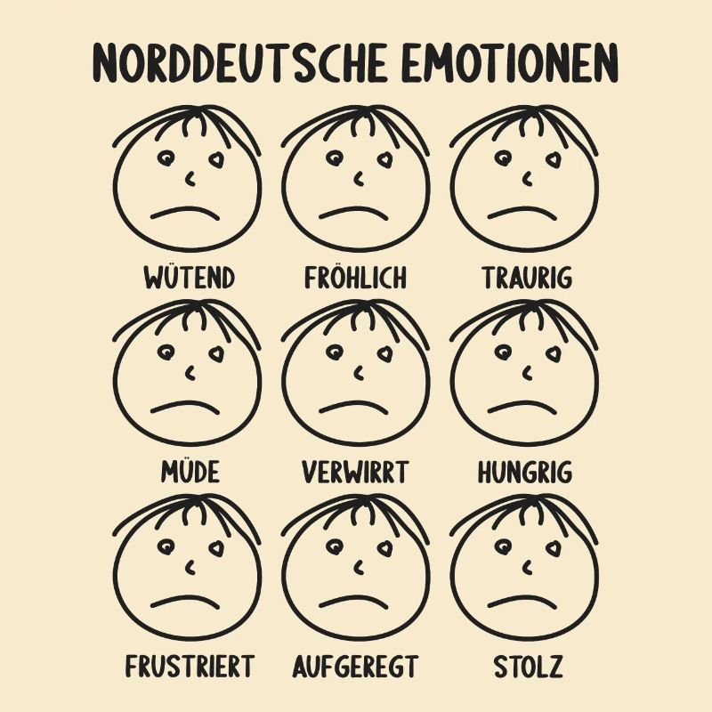 North German emotions