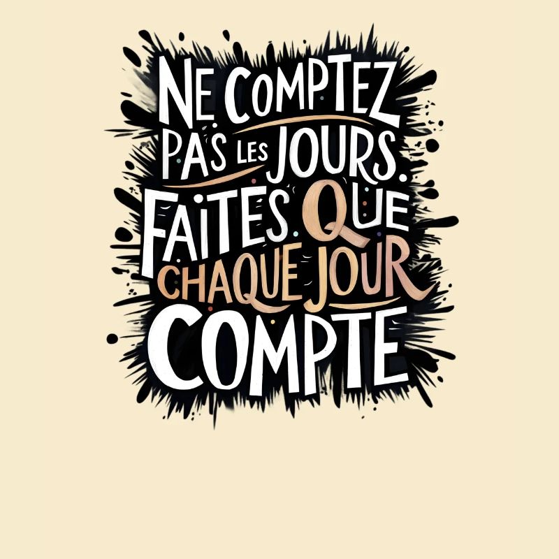 Ne comptez pas les jours, chaque jour compte