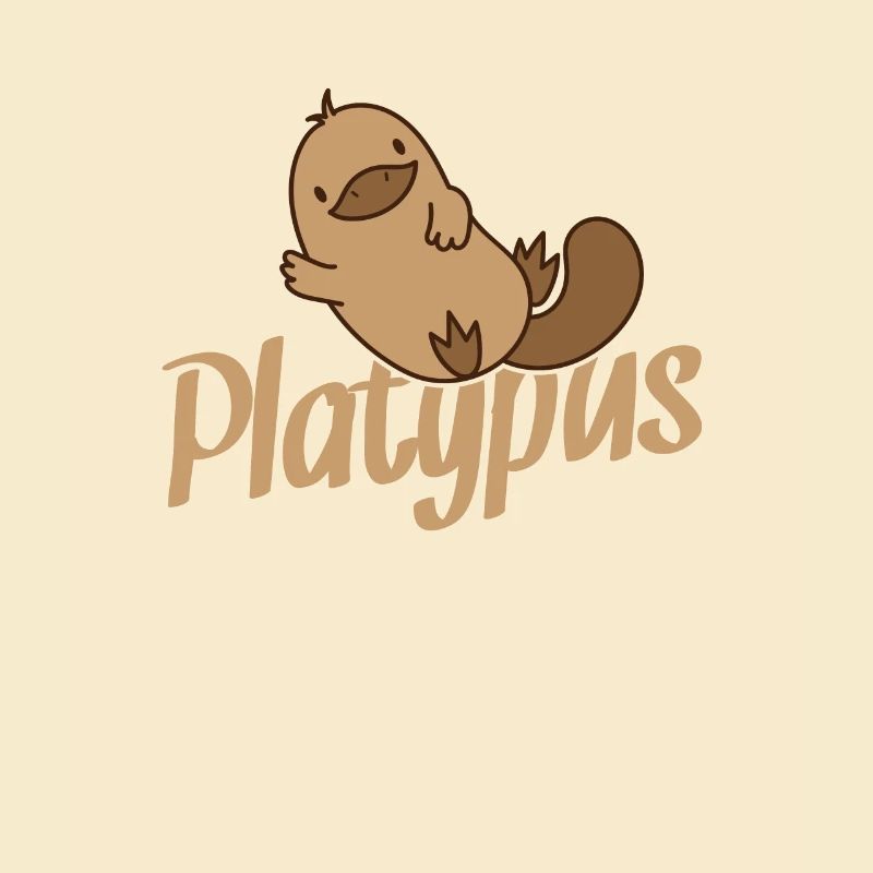 Platypus Schnabeltier winkt