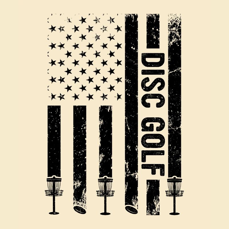 Disc Golf US Flag Disc Golf