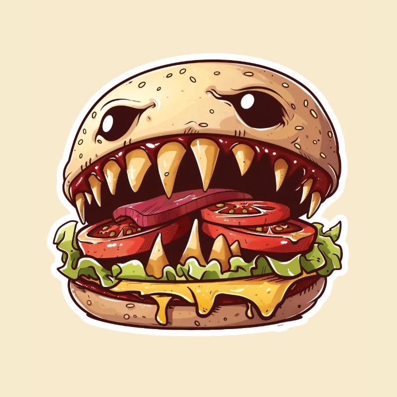 Carnivorous Cheeseburger – Monster Burger