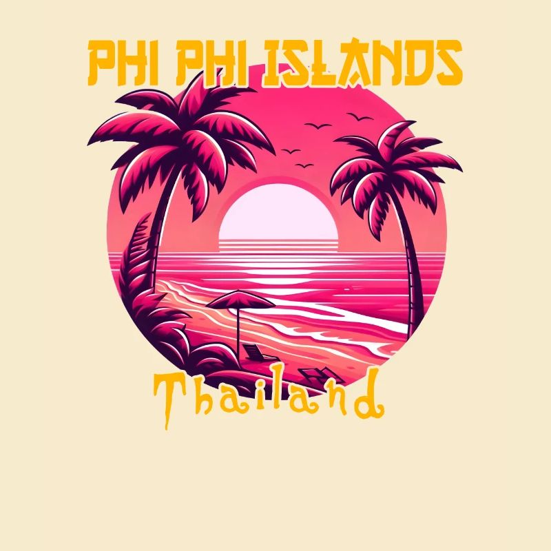 Coucher de soleil sur les îles Phi Phi