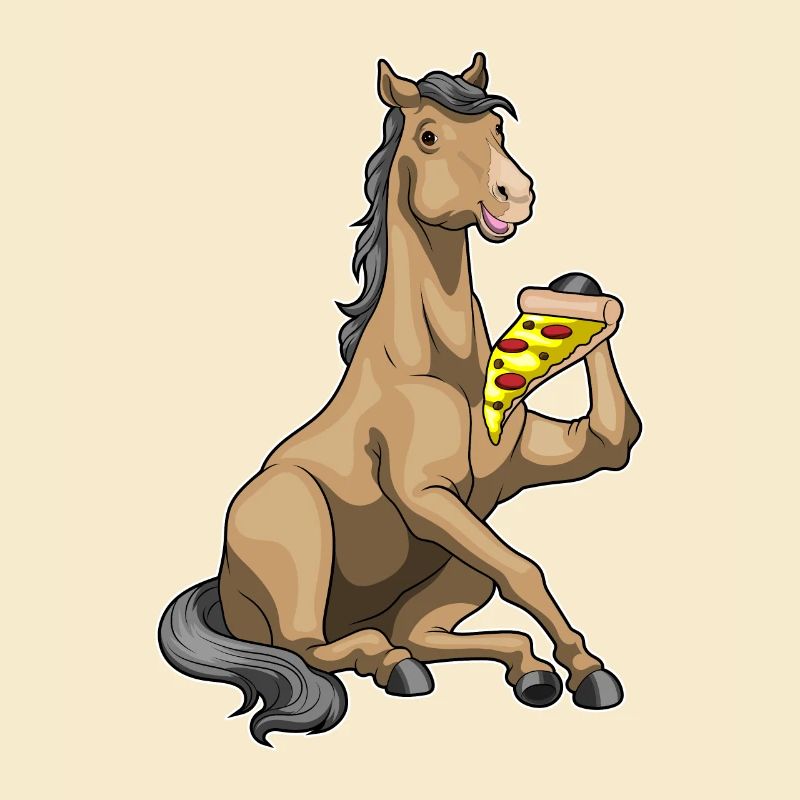 Pferd Pizza