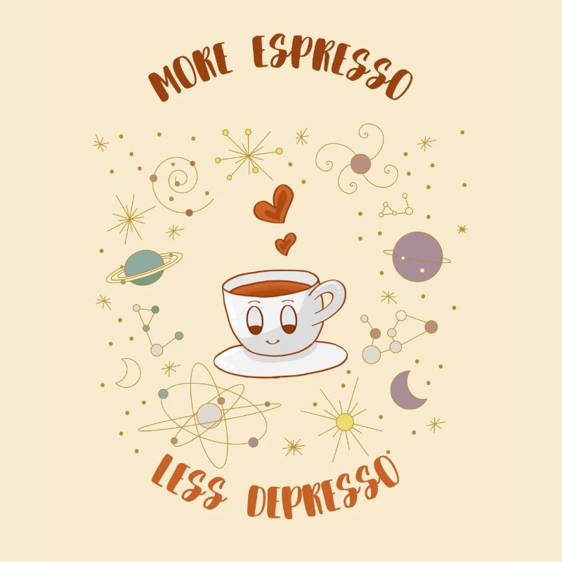 Espresso, Café, Café, Latte, Idée cadeau, Fun