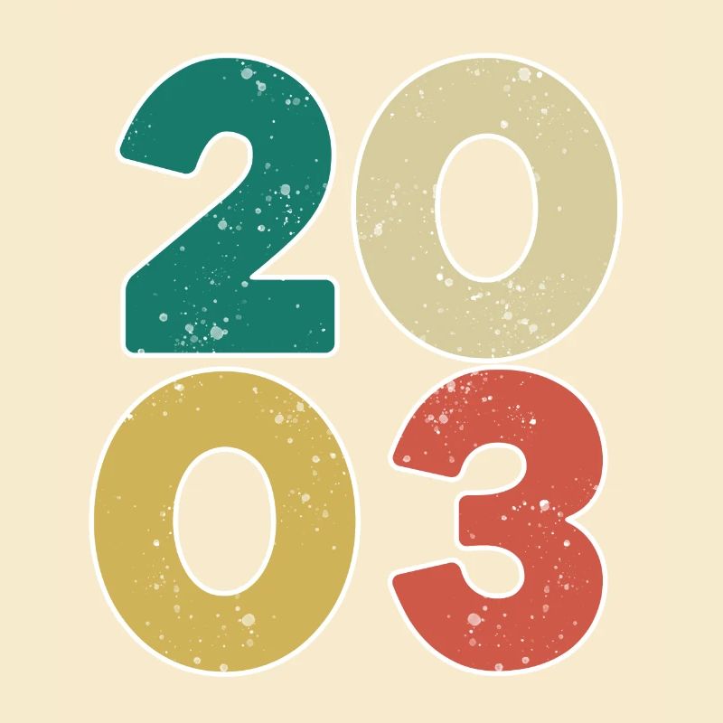 2003 - Année 2003 - Année de construction 2003