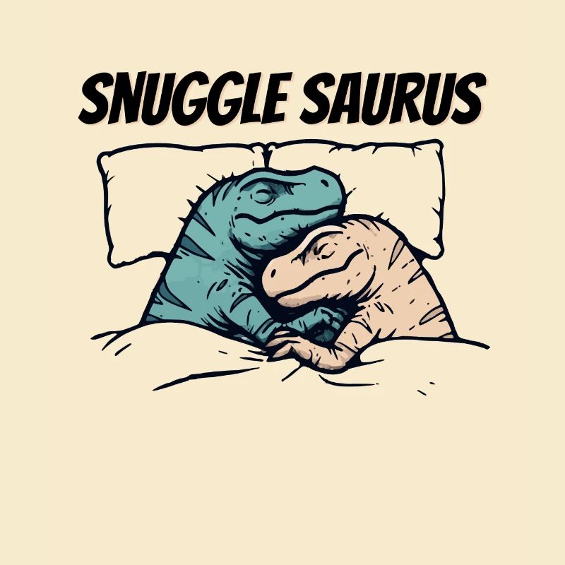 Funny Sleeping Dinosaur Cuddle Saurus