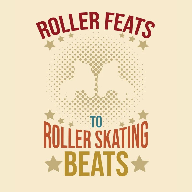 Roller Skater Party Roller Skating Beats Gift Idea
