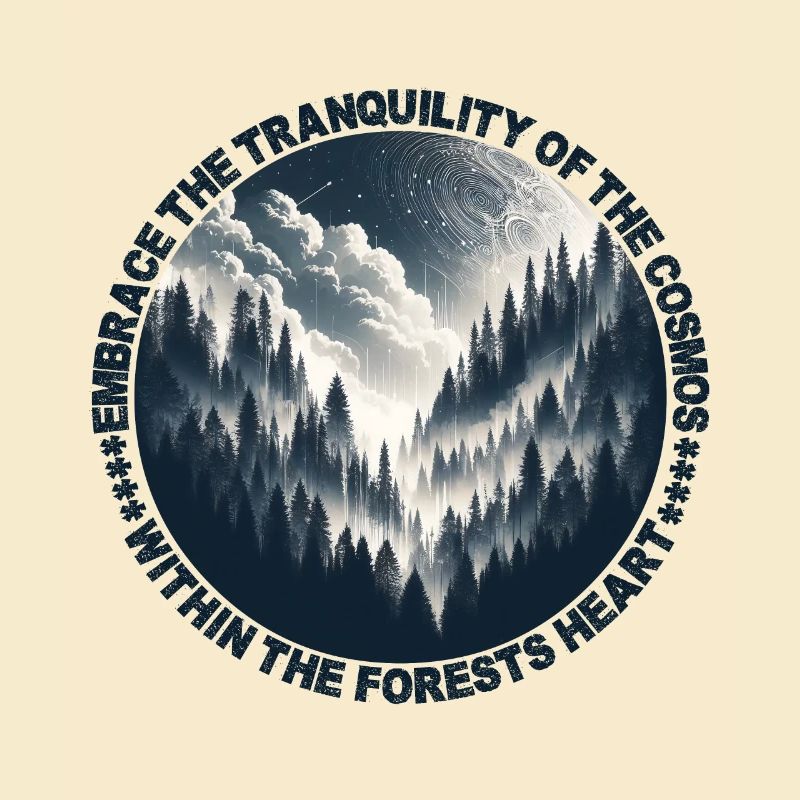 Mystic Forest Nightscape: A Celestial Symphony