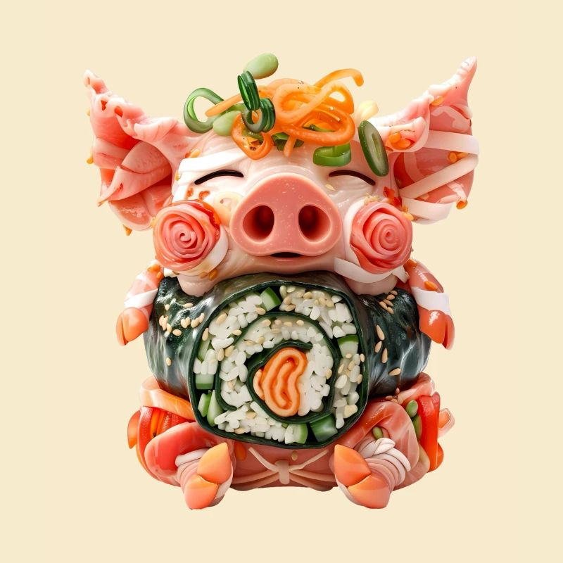 Gimbap de cochon