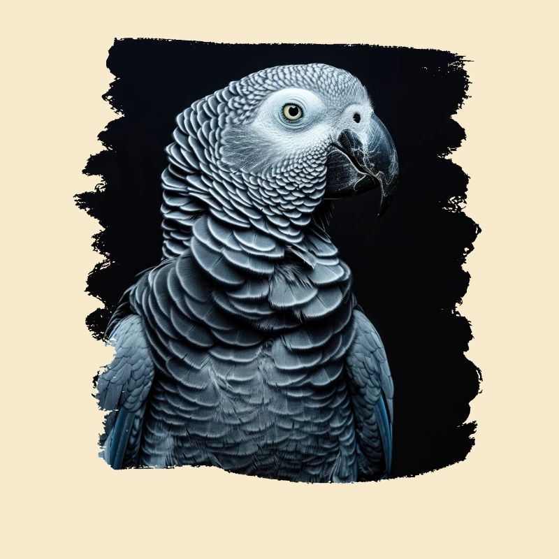 Perroquets gris d’Afrique