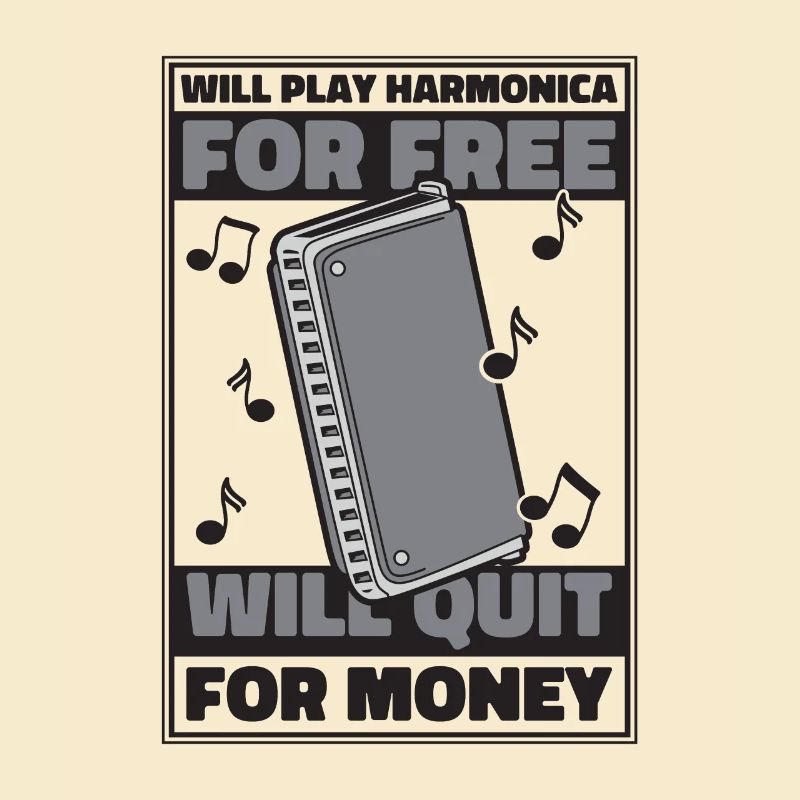 Play Harmonica For Free Will Quit For Money