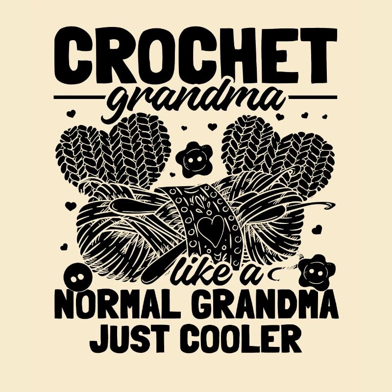 Crochet grand-mère comme une grand-mère normale, juste plus cool