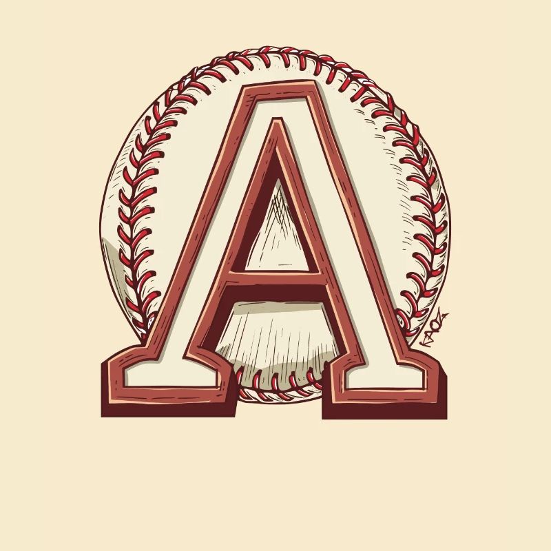 A on a baseball