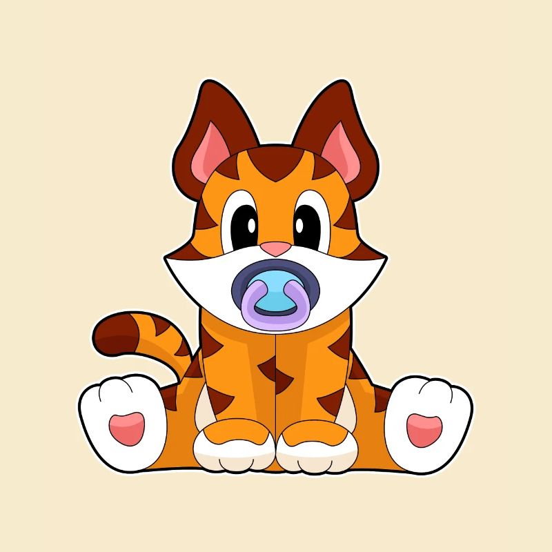 Tiger pacifier