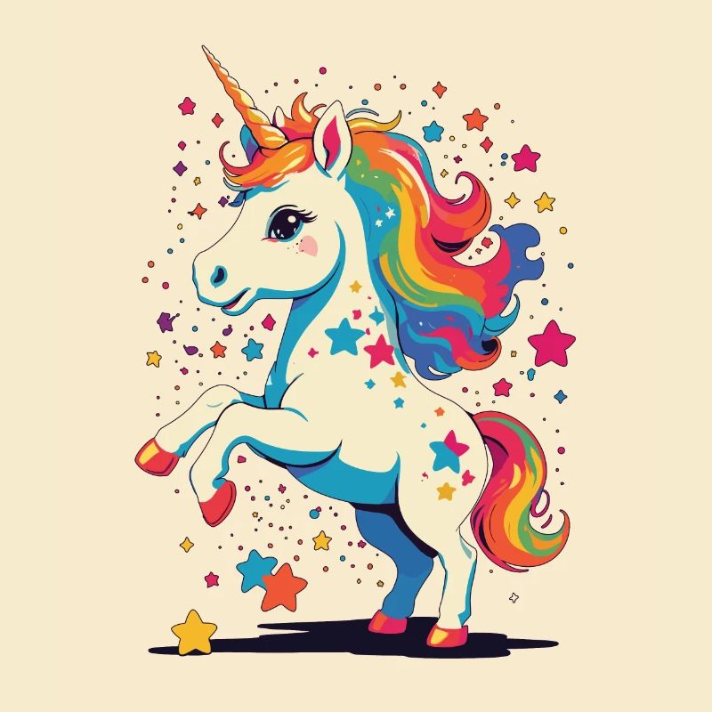 Lustige Einhörner Süßes Einhorn Einhorn Mädchen