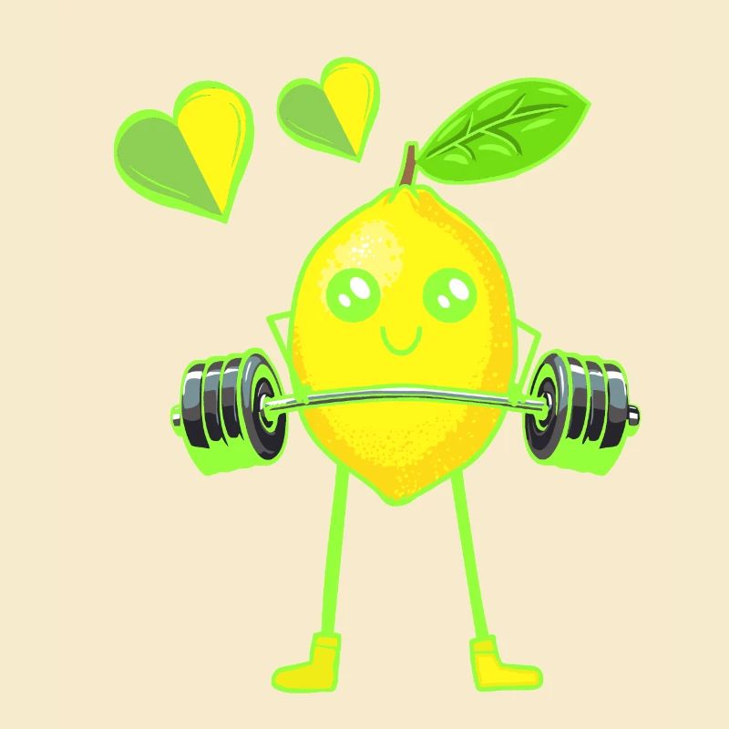 Lemon Poids Exercice Poids GYM Exercice Muscles