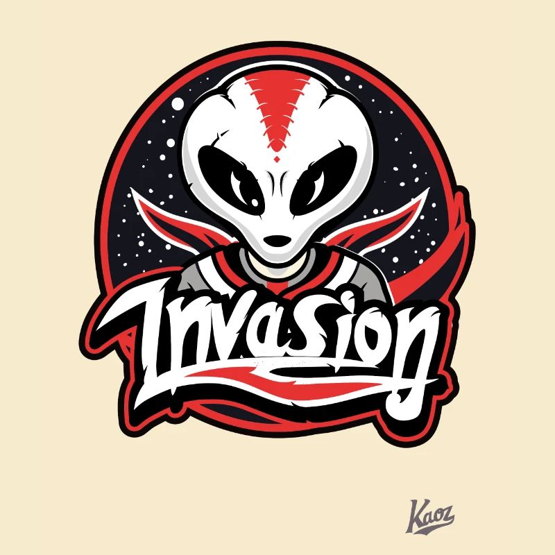 Alien-Invasion-Maskottchen